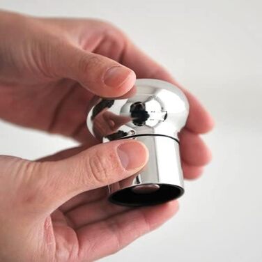 Герметична пробка для пляшок вина та шампанського Alessi Noè GIA12, полірована, дизайнерська, 10x8x14 см