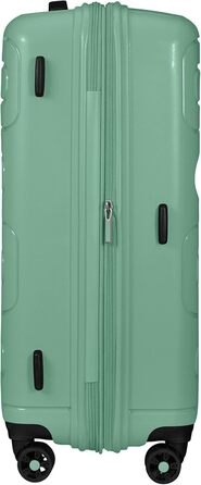 Валіза American Tourister Sunside Spinner 55 см, 35 л, чорна, розширювана, поліпропіленова, на колесах, для подорожей