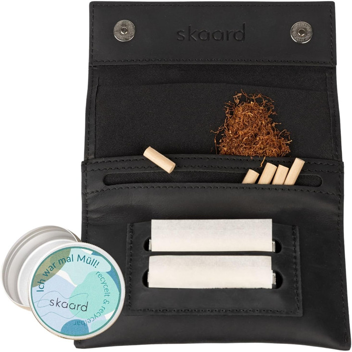 Сумка для тютюну skaard Leather Brown з кишеньковою попільничкою