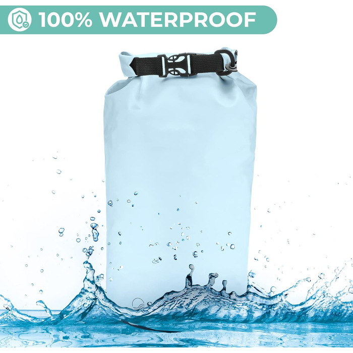Водонепроникний сухий мішок Drybag 5/10/20/30 л для кемпінгу, пляжу, каякінгу, туризму та човна – захист речей і продуктів