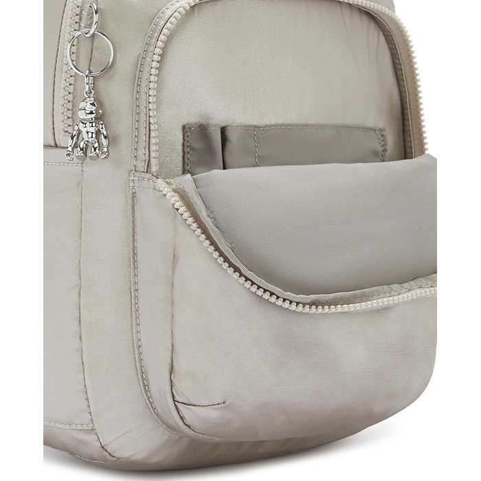 Рюкзак Kipling Seoul S з відділенням для ноутбука, компактний, колір Metallic Glow