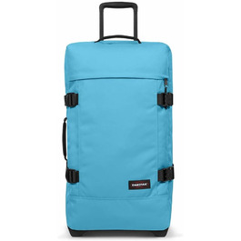 Середня валіза EASTPAK Tranverz M, 65 л, синя, дорожня сумка на колесах