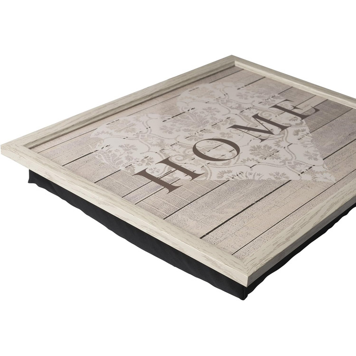 Піднос на коліна з м'якою подушкою Creative Tops Everyday-Home, 44x34 см, сірий
