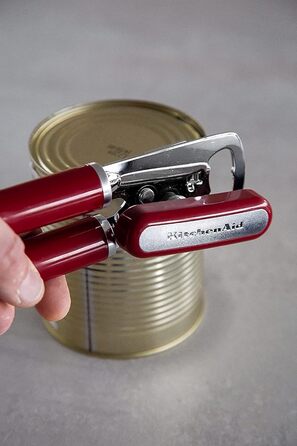 Кухонний відкривачка KitchenAid для консервів і пляшок, класичний, багатоцільовий, червоний Empire