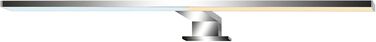 Світильник BRILONER для дзеркала, LED, 8W, 720 Лм, хром, димірується, IP44, 60 см, керування температурою світла, пам'ять