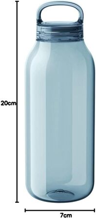 Пляшка для води Kinto, 500 мл, синя, пластикова