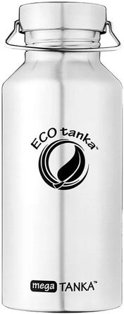 Еко-пляшка для води ECOtanka megaTANKA 2,0 л з нержавіючої сталі, герметична, BPA-free, для спорту, туризму, фітнесу