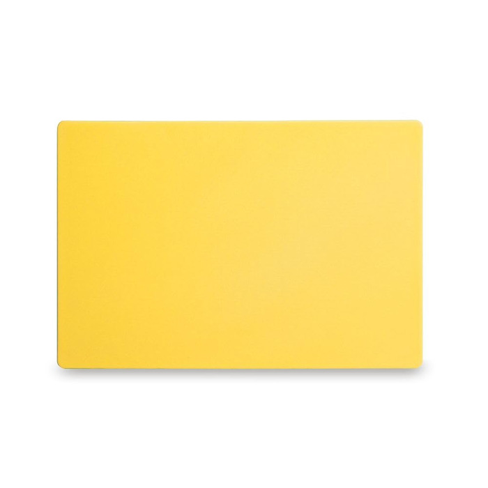Дошка для нарізки HENDI HDPE 500, двостороння, HACCP, для птиці, 450x300x12,7 мм, жовта