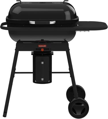 Гриль Barbecook Loewy 45 на вугіллі з вітрозахистом, для 6 осіб, чорний, 43x43x97 см (Magnus Comfort)