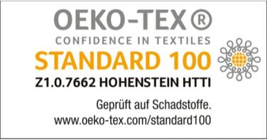 Наматрацник Badenia Bettcomfort Clean Cotton, 90x200 см, білий, сертифікат OEKO-TEX, німецька якість, бавовна
