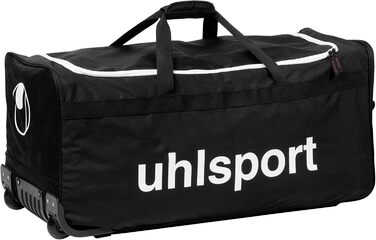 Універсальна спортивна сумка-трансформер Uhlsport Basic Line 110 л з коліщатками, чорна, для подорожей і тренувань
