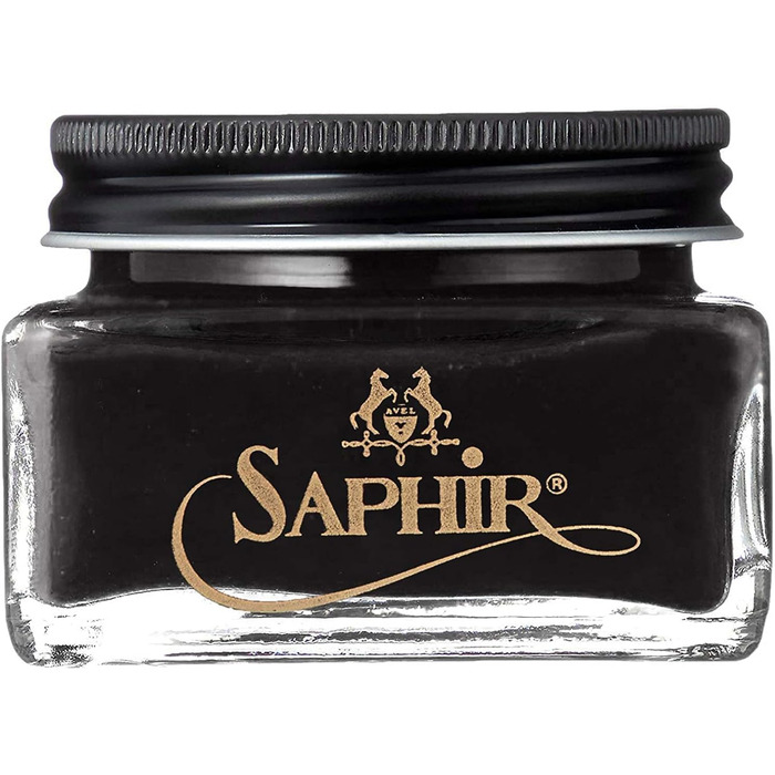 Крем для взуття Saphir Medaille d'Or Cordovan, чорний, 75 мл