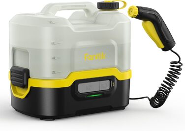 Fanttik NB8 Nano – портативна бездротова електрична мийка високого тиску з баком 8 л, телескопічною насадкою, акумулятором 2600 мА·год, для тераси, кемпінгу та миття домашніх тварин
