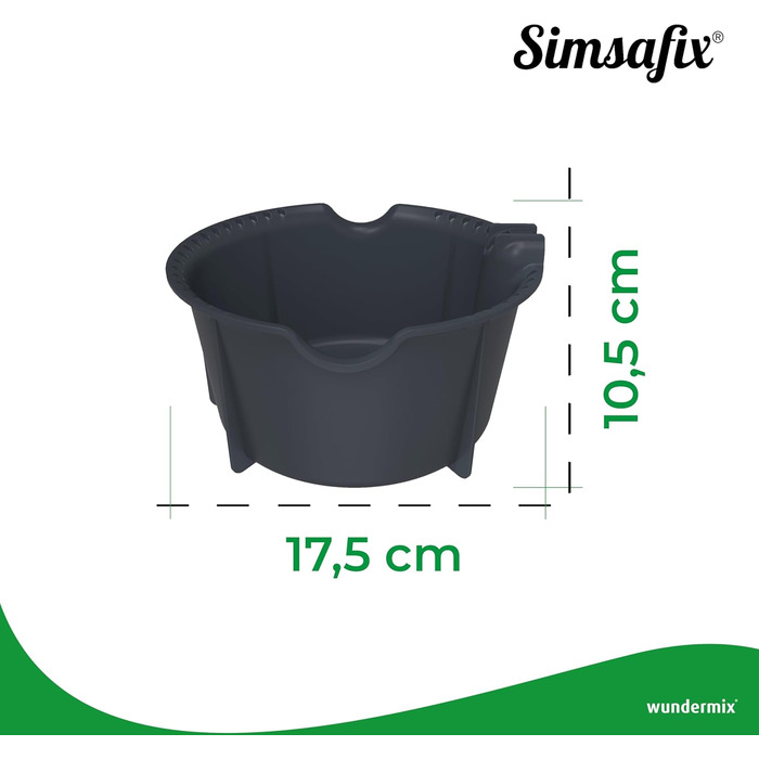 Пароварка-прес для соку Simsafix для кухонних комбайнів Monsieur Cuisine Smart, Connect і Trend – соковижималка-пароварка для MC, універсальна насадка, зроблено в Німеччині