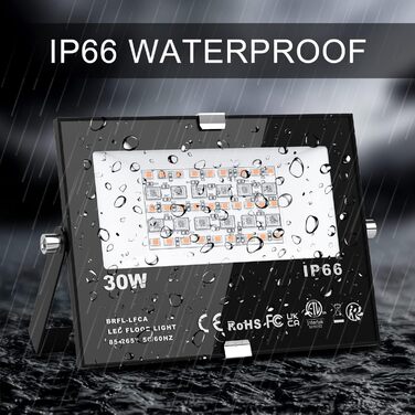Світлодіодний RGB прожектор ChangM 30 Вт, 4 шт, Bluetooth-керування через додаток, 16 мільйонів кольорів, IP66 водонепроникний вуличний світильник для саду, фасаду, настрою