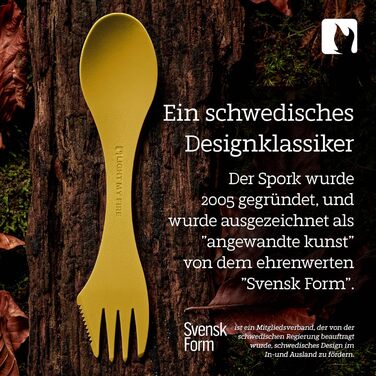 Набір ложка-вилка-ніж Light my Fire Spork Original 3-в-1 для кемпінгу, 4/10 шт, біопластик, BPA-free