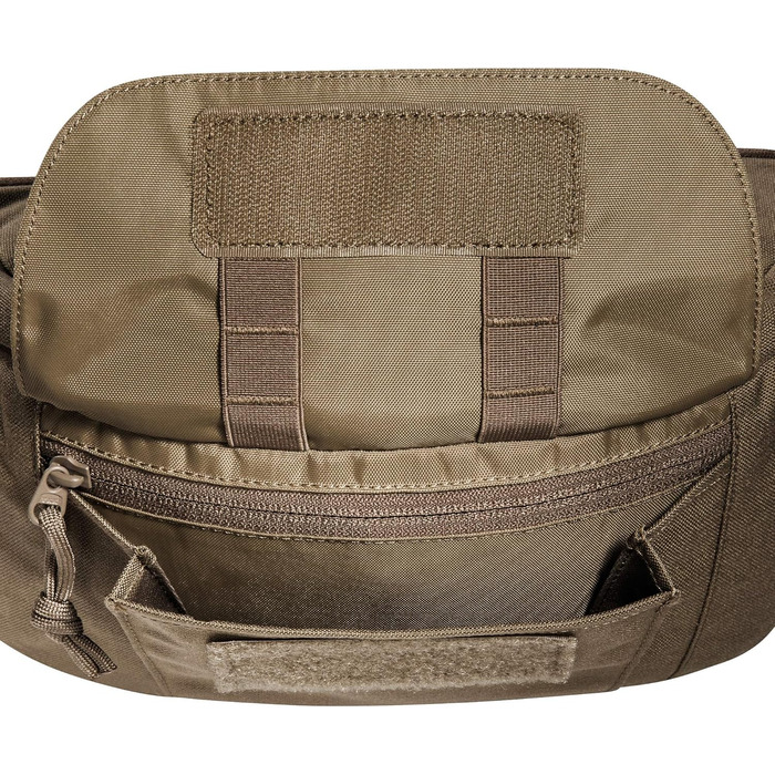 Тактична поясна сумка Tasmanian Tiger TT Modular Hip Bag II, універсальна, 5 л, три відділення на блискавці, Molle-панель, для спорту, туризму, військових, колір койот