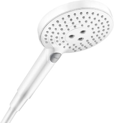 Душова лійка hansgrohe Raindance Select S 120 мм, 3 режими, EcoSmart 9 л/хв, антивапняна, PowderRain, матова біла