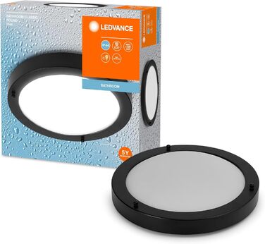 Світильник для ванної LEDVANCE CLASSIC CYLINDER, настінний, циліндр, E14, IP44, хром, 280 мм, можна встановити смарт-лампу, преміум якість