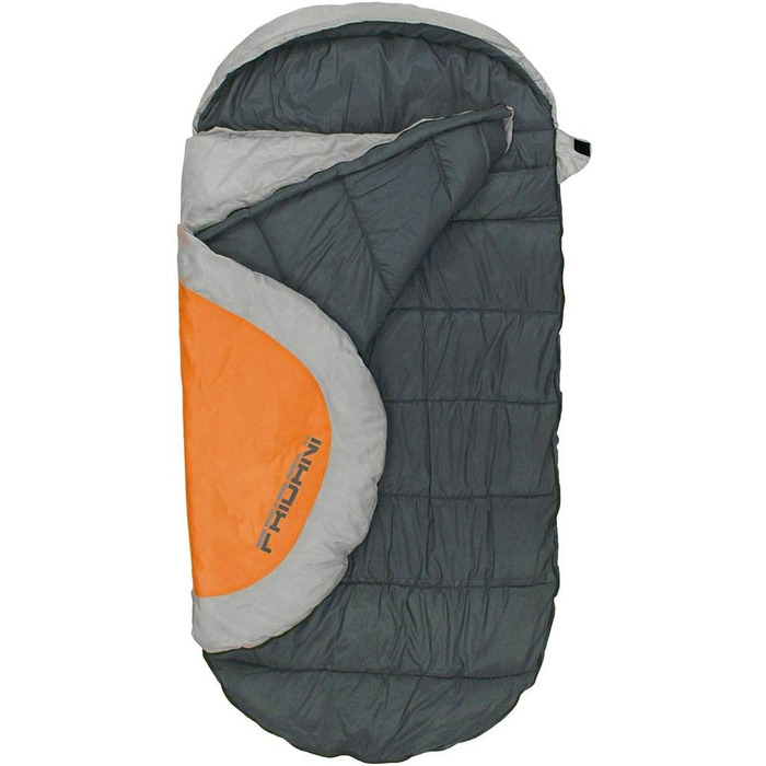 Дитячий спальний мішок Fridani XXL 180x90 см, теплий, водостійкий, до -12°C, помаранчевий, праний