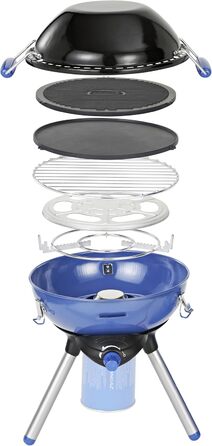 Газовий гриль Campingaz Party Grill для кемпінгу та пікніка, портативний гриф для фестивалів, з антипригарною поверхнею та підставкою для каструлі