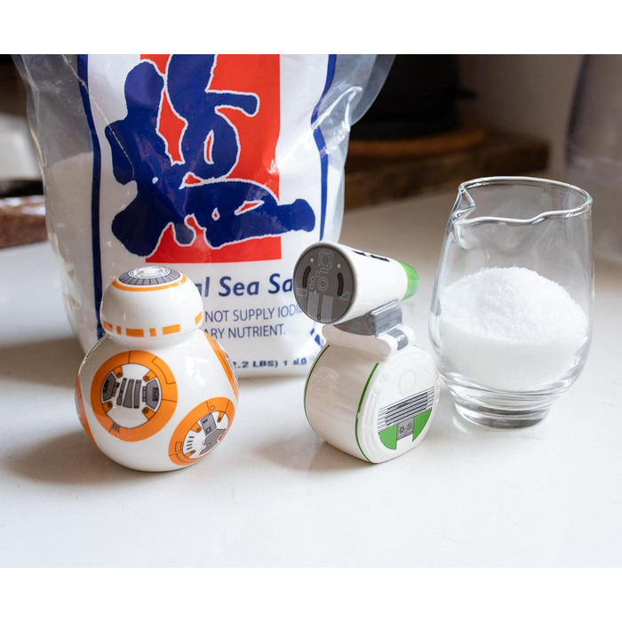 Керамічні сільничка і перечниця Star Wars BB-8 та D-O, набір 2 шт.