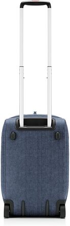 Reisenthel Allrounder Trolley – універсальна дорожня сумка на колесах з телескопічною ручкою, 2 плавні колеса, для подорожей, роботи та відпочинку, темно-синій Herringbone