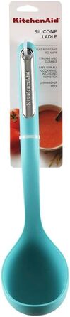 Кухонний ополоник KitchenAid KL006OHAQA, силіконовий, бірюзовий