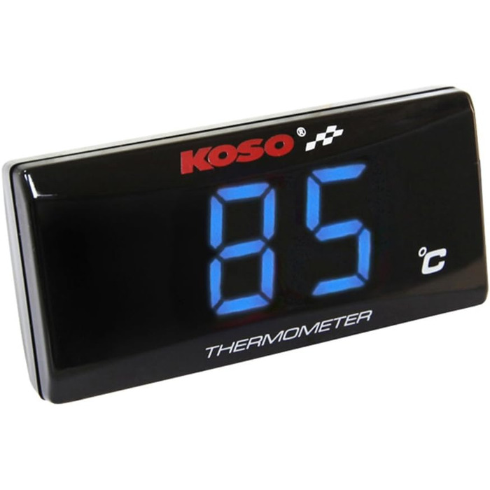 KOSO BA024B10 Супер тонкий електронний термометр для мотоцикла