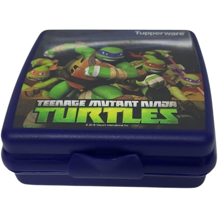 Сендвіч-бокс Tupperware бірюзовий 38001 (темно-синій/ніндзя)