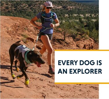 Охолоджувальна шлейка для собак RUFFWEAR Swamp Cooler, легка та міцна, з ручкою, регульована, для великих порід, графітово-сіра, 81-107 см