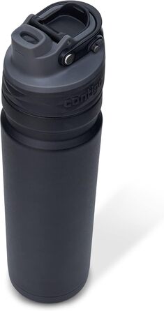 Термос пляшка Contigo Free Flow з нержавіючої сталі, 700 мл, ізольована, 100% герметична, BPA-free, зберігає холод до 29 годин, для спорту та активного відпочинку