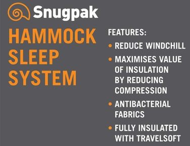 Ізольований кокон для гамаку Snugpak, оливковий, аксесуари для спального місця