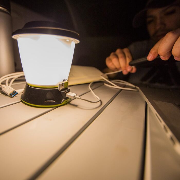 Кемпінговий LED ліхтар Goal Zero Lighthouse Core 430 лм, акумуляторний, чорний/жовтий, універсальний розмір