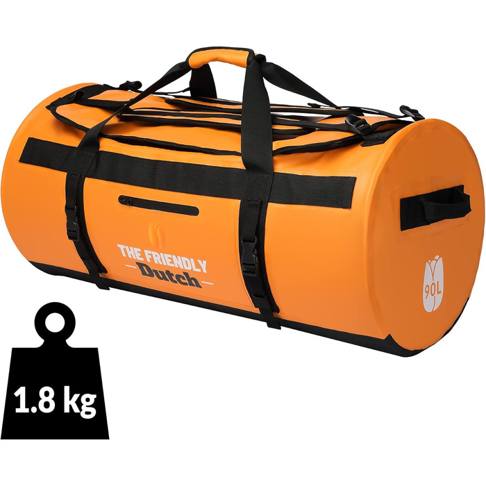 Велика водонепроникна спортивна сумка-дюфел The friendly Dutch 90L для чоловіків, рюкзак та дорожня сумка