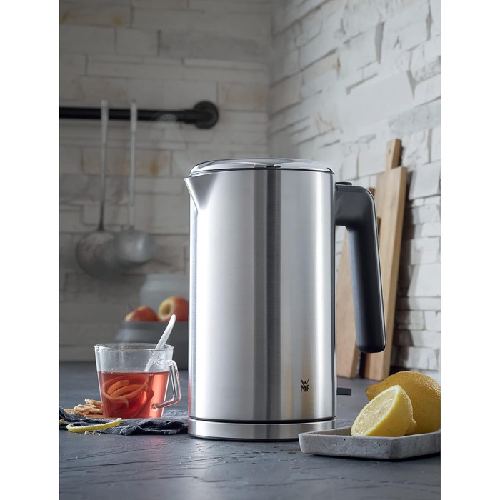 Електрочайник WMF Lono 1,6 л, нержавіюча сталь, 2400 Вт, з підсвіткою та фільтром від накипу