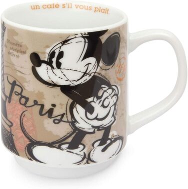 Набір із 2 чашок Egan Paris Disney, стійкі, з підставкою, різнокольорові