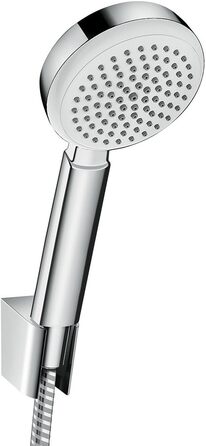 Душова лійка hansgrohe Crometta 100 з тримачем, біла/хром