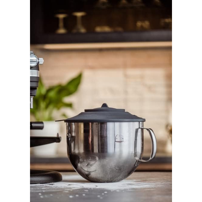 Професійна силіконова кришка Kitty для збереження свіжості, сумісна з KitchenAid 6,6 і 6,9 л, рубіново-червона
