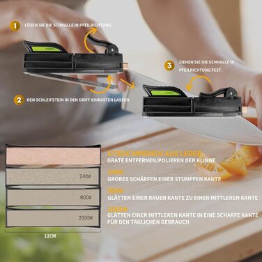 Система заточування ножів CWOVRS 15-30 з основою та камінням