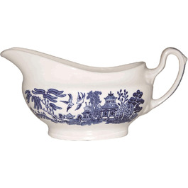 Соусник Churchill Blue Willow Georgian, 350 мл, порцеляна, синій малюнок