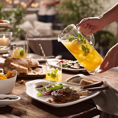 Глечик із кришталевого скла Villeroy & Boch Entree, прозорий, для води, карафа, придатний для миття в посудомийній машині