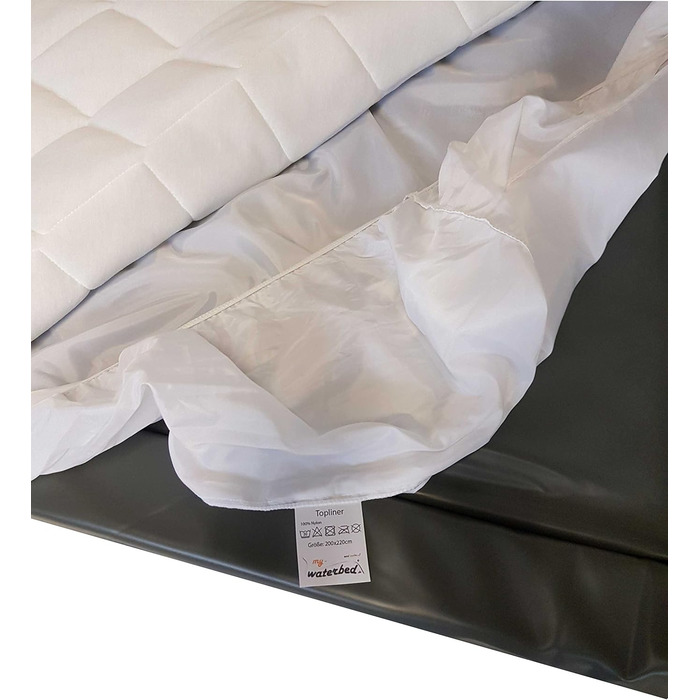 Чохол-протектор my-waterbed Topliner Capliner для водяного ліжка 180x220 см – захист від пилу, захисний наматрацник для матраців