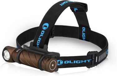 Налобний ліхтар OLIGHT Perun 2 2500 люмен, 166 м, USB-зарядка, 5 режимів, таймер, акумулятор для бігу, риболовлі, кемпінгу (Desert Tan)