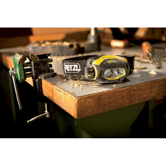 Ліхтар налобний Petzl Pixa 3 для дорослих, чорний/жовтий, універсальний розмір