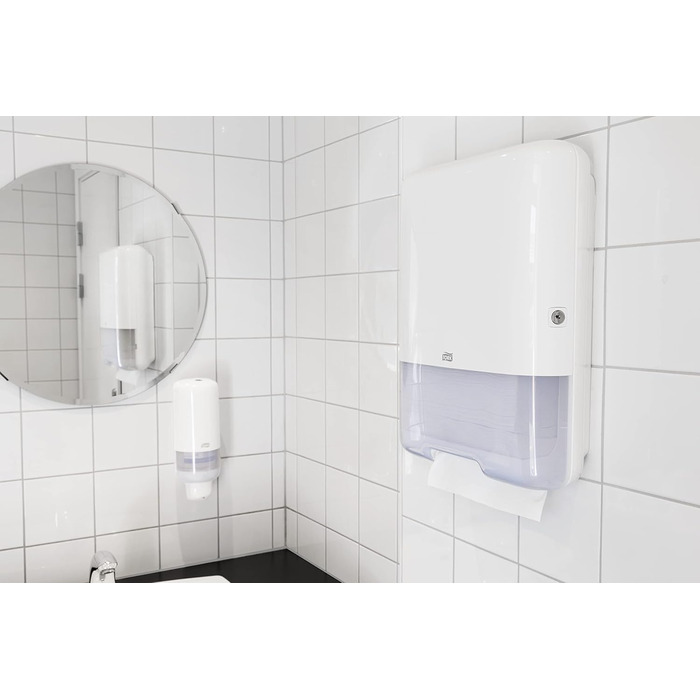 Диспенсер для паперових рушників Tork H3, Zickzack, білий, Elevation Design, 553000