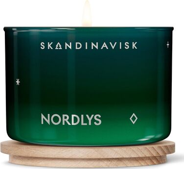 Ароматична свічка Skandinavisk NORDLYS «Північне сяйво», 90 г – арктичний аромат, інтенсивність, атмосферні кольори, преміум якість