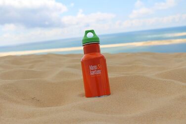 Термос Klean Kanteen з вакуумною ізоляцією, кришка Loop, нержавіюча сталь, пляшка для води