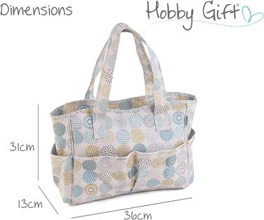 Творча сумка для рукоділля Hobby Gift, бавовна, 13x36x31 см