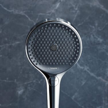 Душова лійка hansgrohe Rainfinity, 3 режими, кругла 130 мм, антикальк, хром